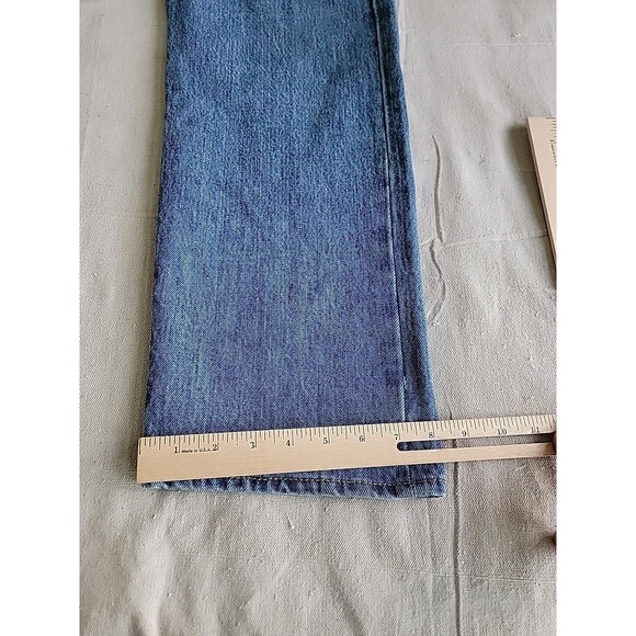 Levis 501 Jeans Mens 34x29 Button Fly Straight Blue Mid Rise Cotton Medium Blue - Picture 4 of 13